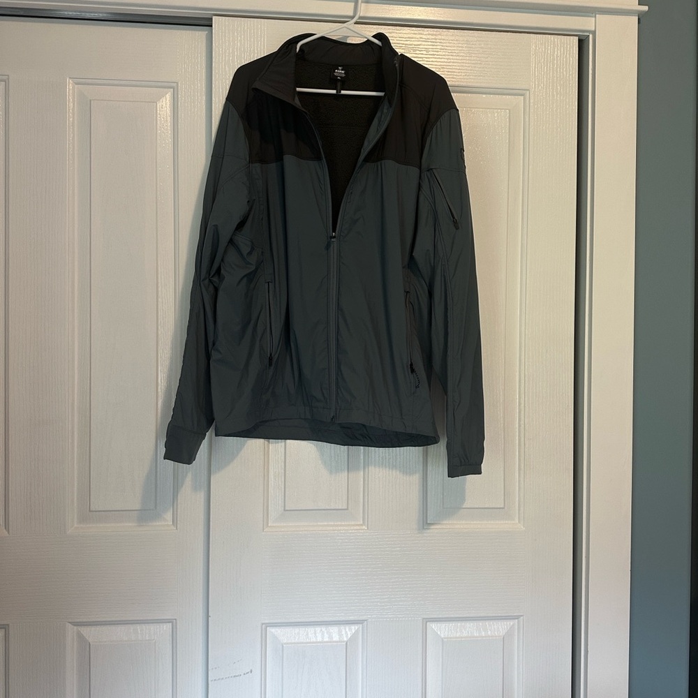 Spyder Men's Zip-Up Sweater in Blue and Black - Picture 2 of 8